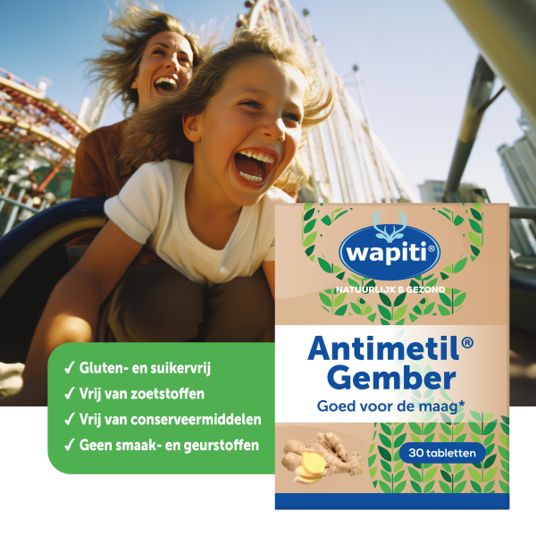 Wapiti Antimetil Gember bij misselijkheid