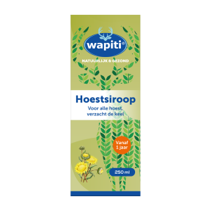 Wapiti Doosje Packshot Hoestsiroop 250ml 2023 New