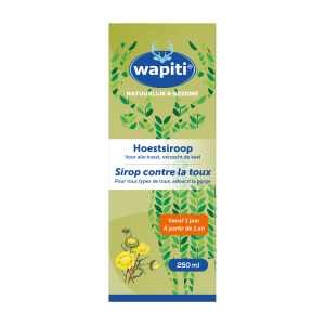 Wapiti Doosje Packshot Hoestsiroop 250ml 2025 Fr